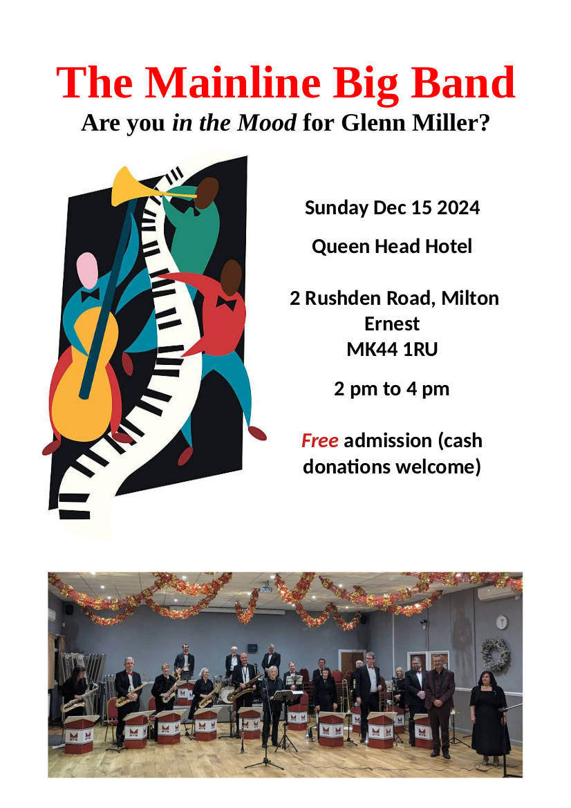 Glenn Miller concert poster